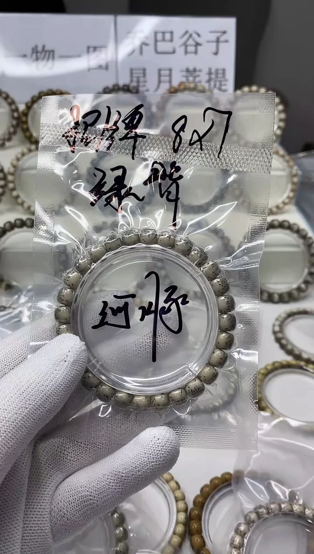 手串星月菩提103  河豚 8*7