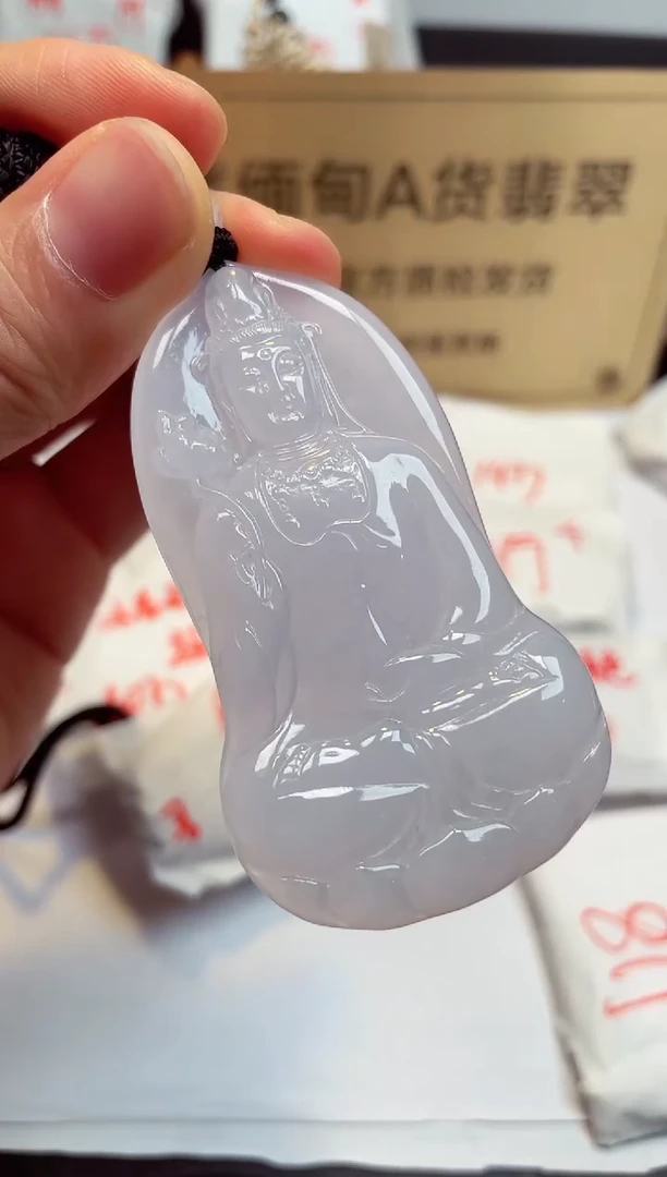 翡翠未镶嵌颈饰天然缅甸翡翠A货