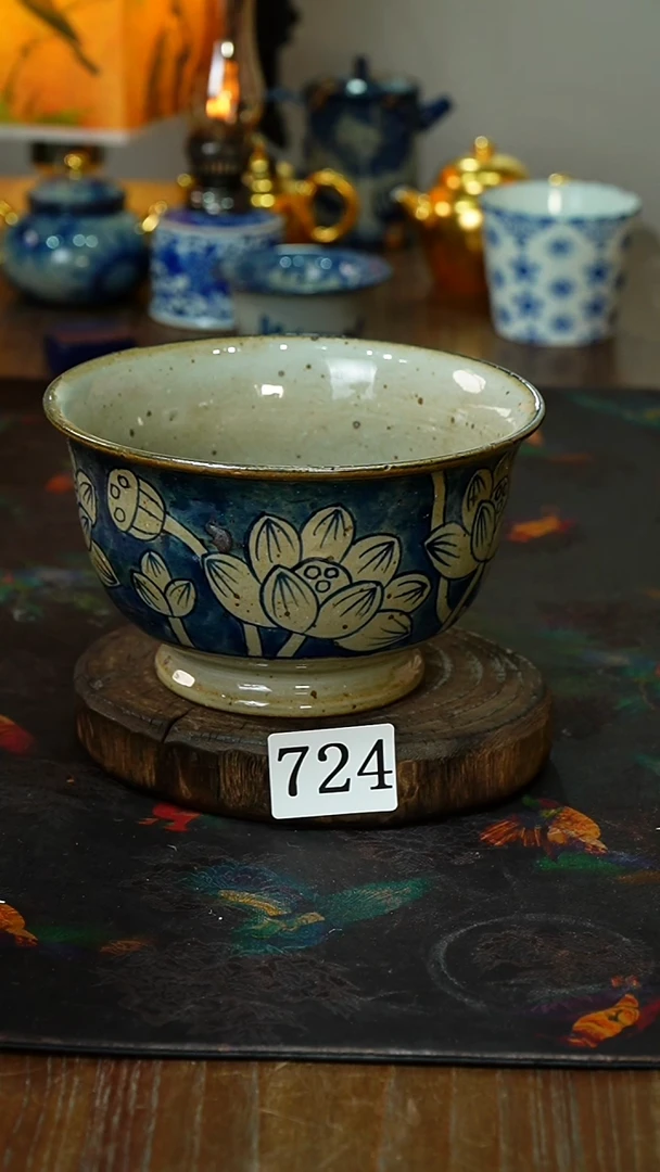 【闪购商品】..............茶碗微瑕724