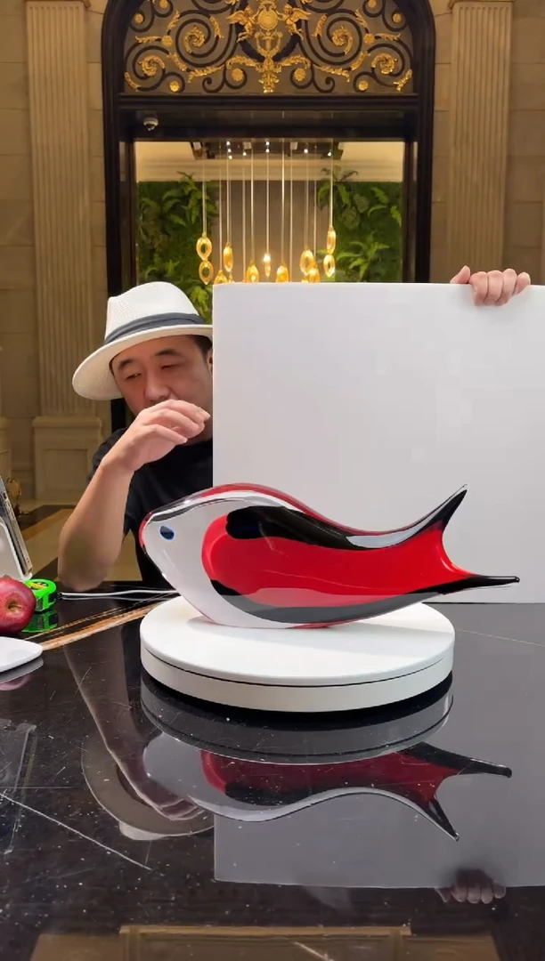 【闪购商品】摆件AJ05541红色鱼艺术摆件