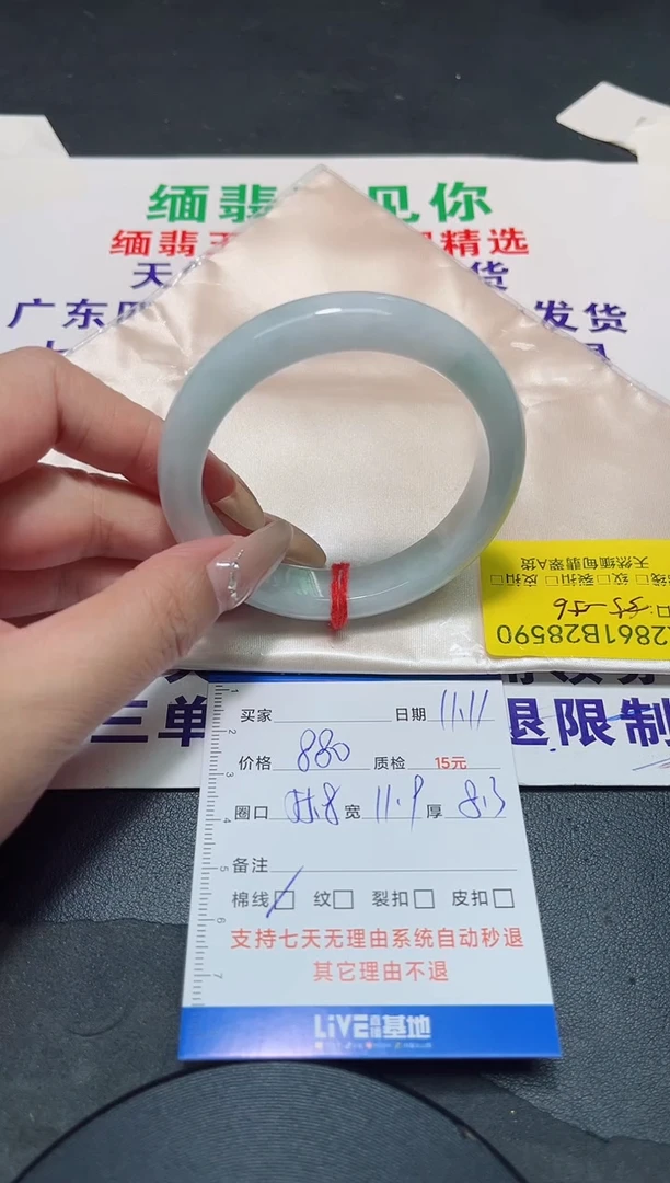 未镶嵌手镯翡翠55-56/28590