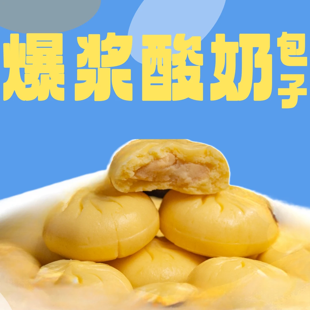 香格里拉爆浆酸奶包子特产零食老人小孩奶制品奶疙瘩奶酪包甜品