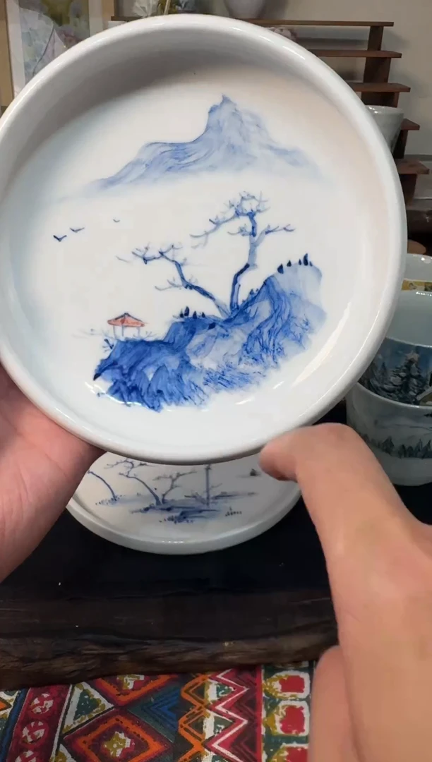 摆件瓷景德镇高温陶瓷清仓浮力