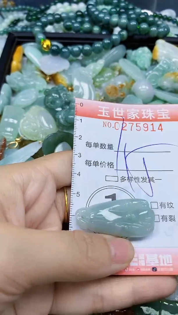 翡翠未镶嵌颈饰闪购0275914