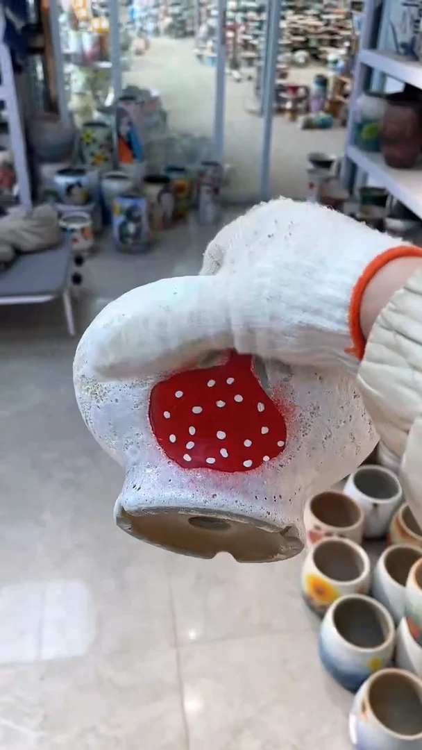 【闪购商品】摆件10-235口14高11 瑕疵掉釉