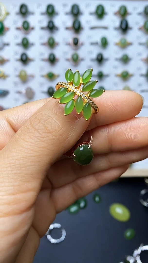 【闪购商品】和田玉戒指未镶嵌1