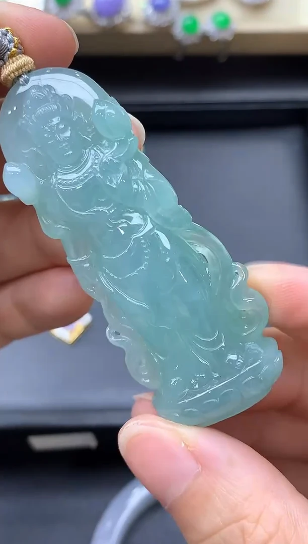 颈饰未镶嵌翡翠455-中国好珍宝