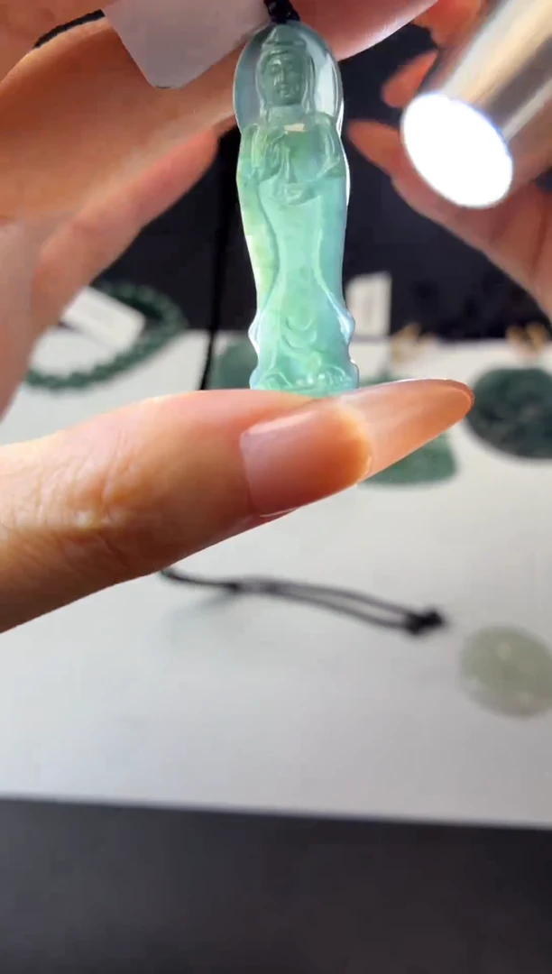 翡翠未镶嵌颈饰DLZ250618-RHHJ-08