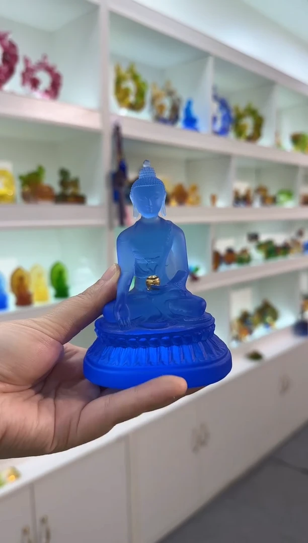手工艺品琉璃药师佛