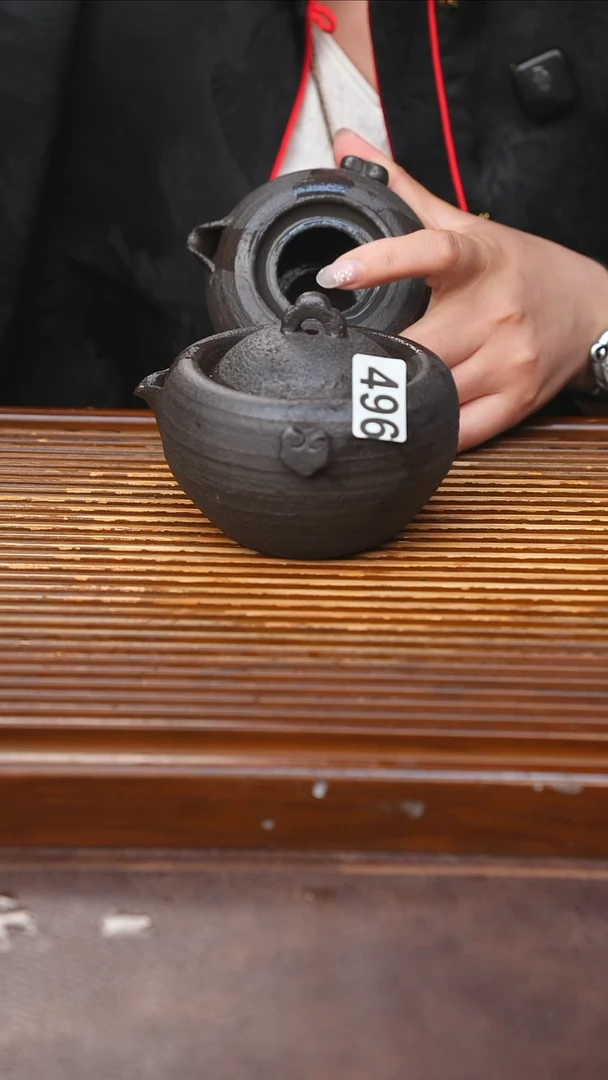 万古烧粗陶手工茶具