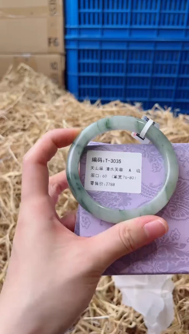 未镶嵌手镯石英质玉T-3035