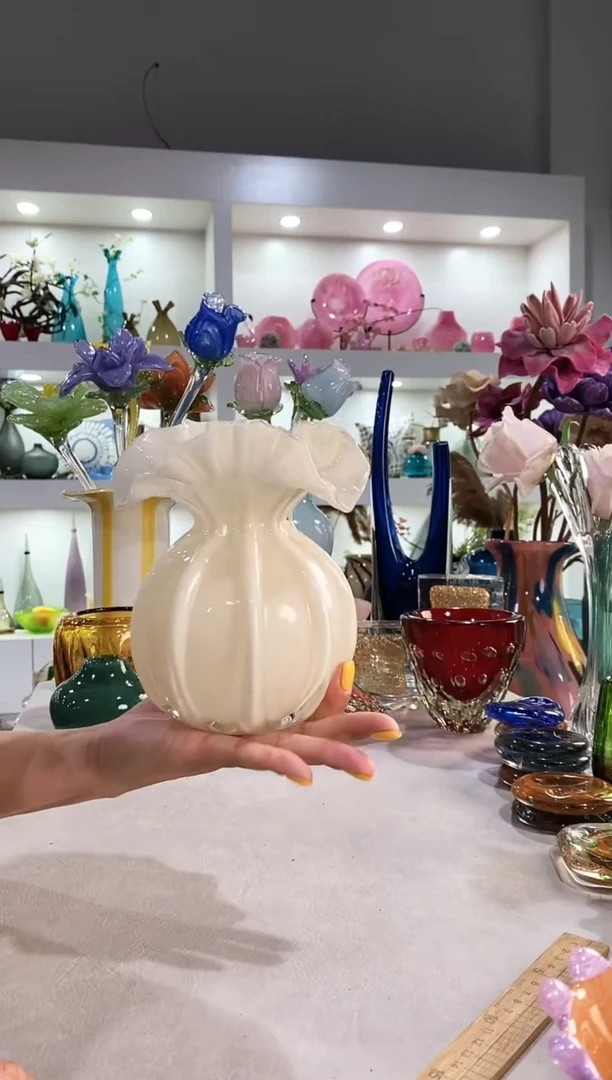 慕忆家手作琉璃花瓶