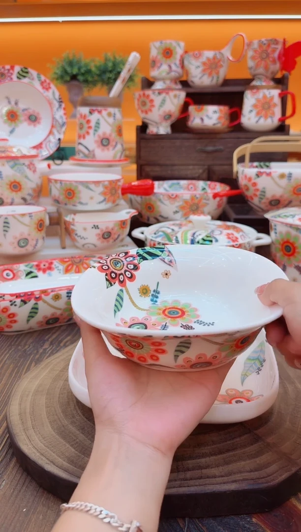 碗景德镇陶瓷手工碗盘