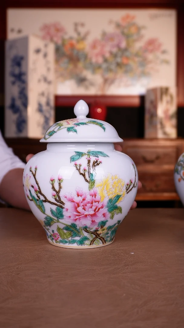 瓶景德镇全手工陶瓷景德镇全手工陶瓷