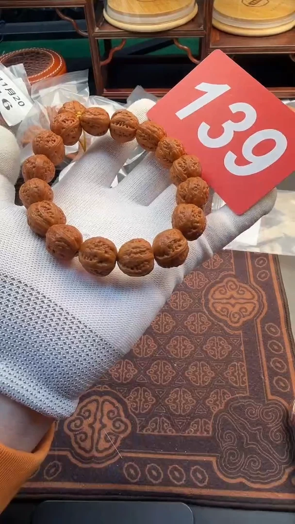 手串文玩核桃15网红粗筋八棱王手串