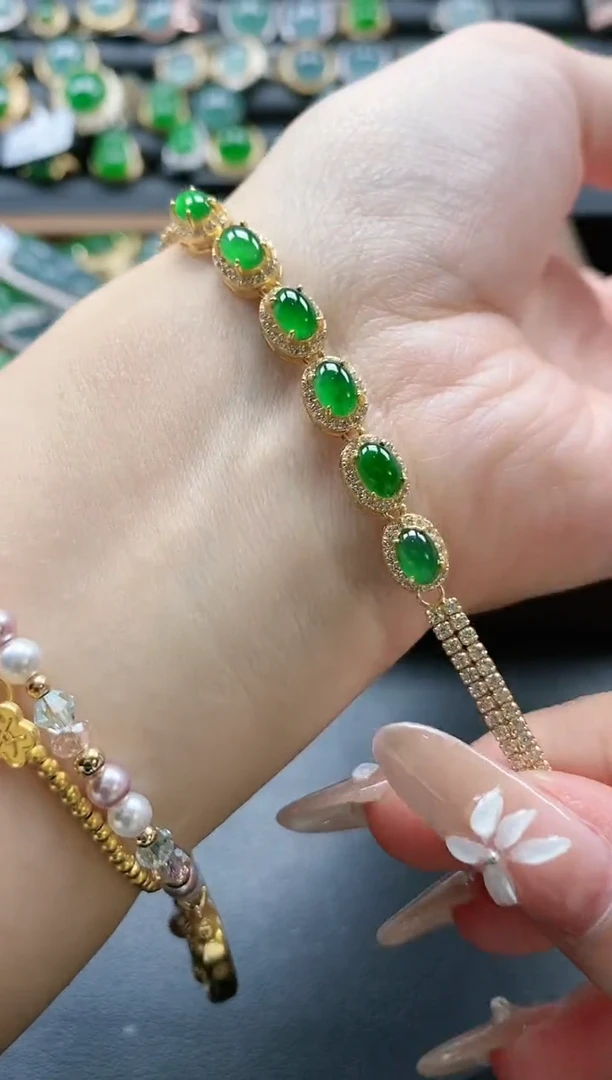 【闪购商品】翡翠戒指银S925镶嵌51511