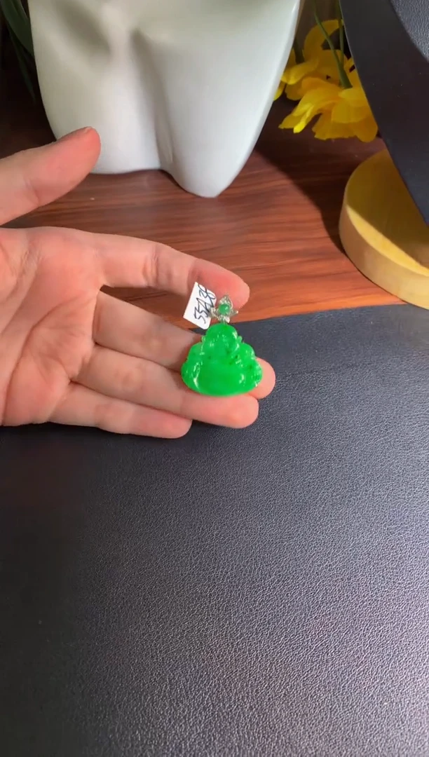 颈饰银S925镶嵌翡翠翡翠