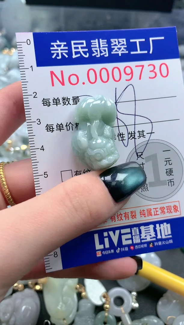 翡翠未镶嵌吊坠(不含链)9730