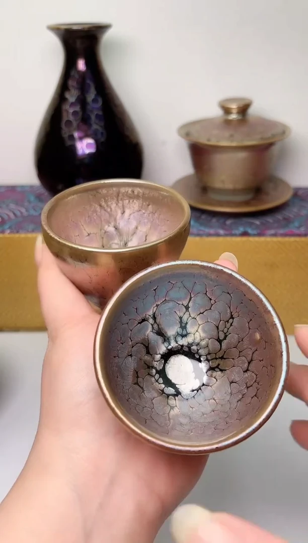 【闪购商品】茶盏春申阁福利2只，微微瑕小束口