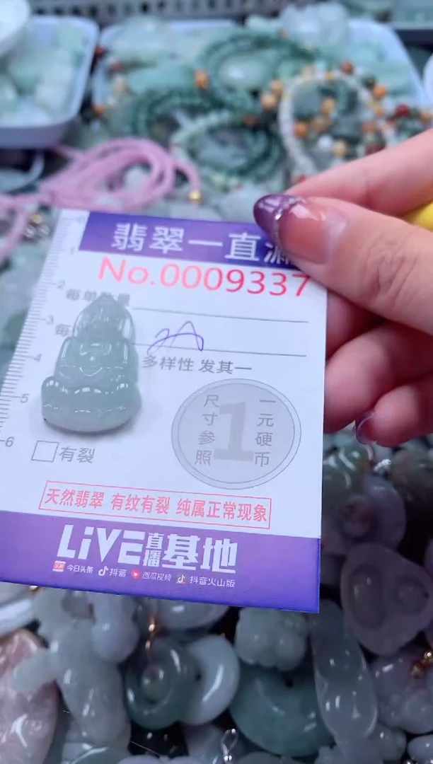 翡翠未镶嵌吊坠(不含链)9337