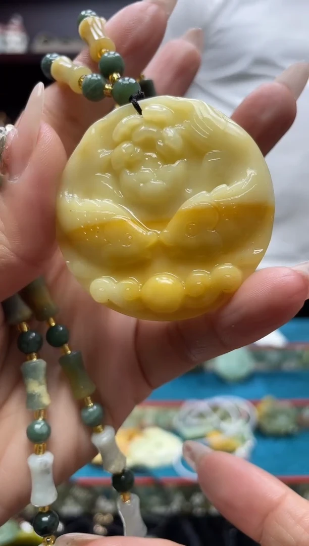 未镶嵌岫玉吊坠多样性发*货拍一发一