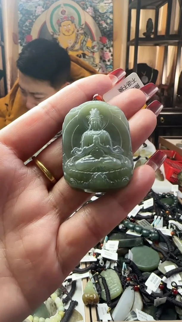 颈饰未镶嵌和田玉34878769456