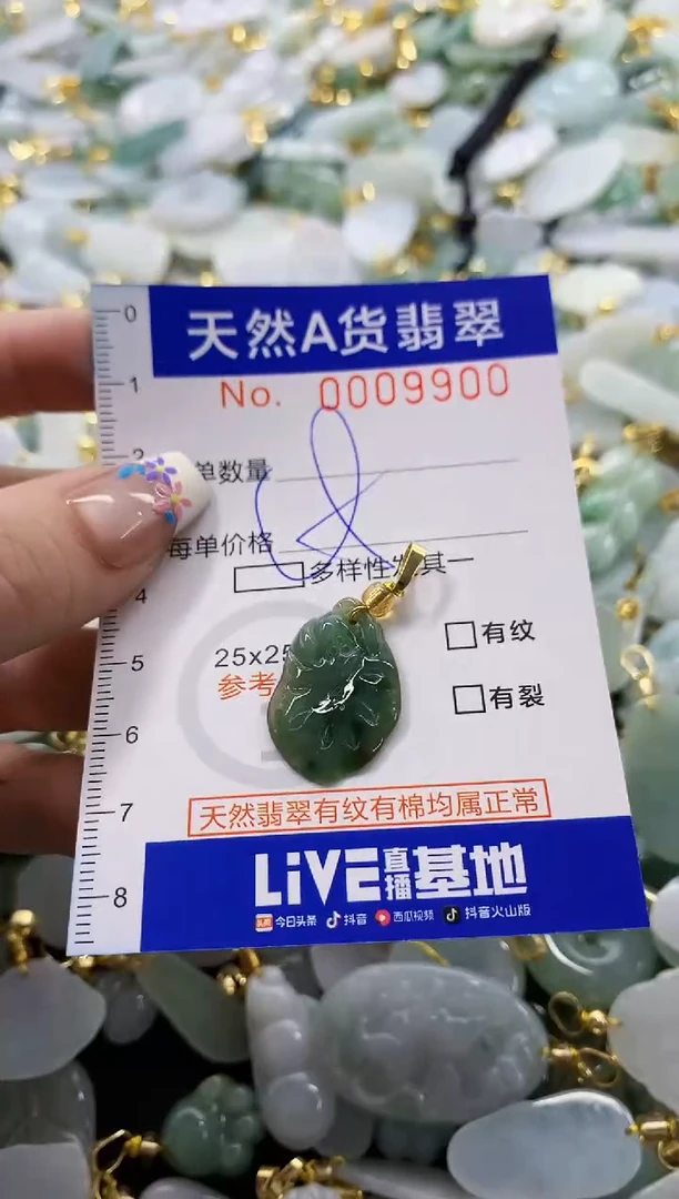 颈饰未镶嵌翡翠天然A货翡翠