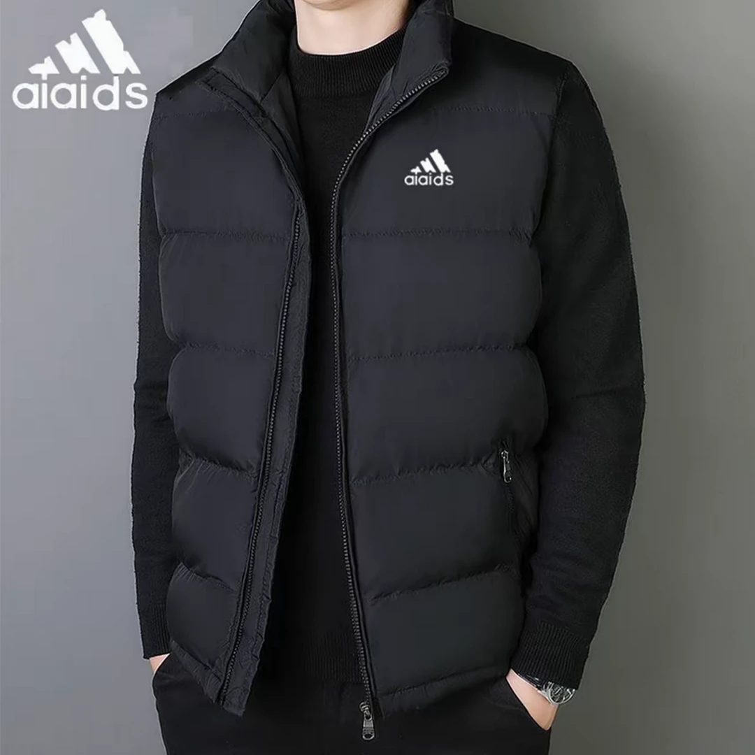 奥莱正品男士马甲加厚保暖棉秋冬季马夹背心男士大码休闲坎肩外套