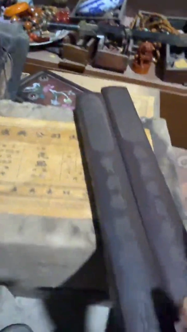 木闪电购链接精品摆件两块木头