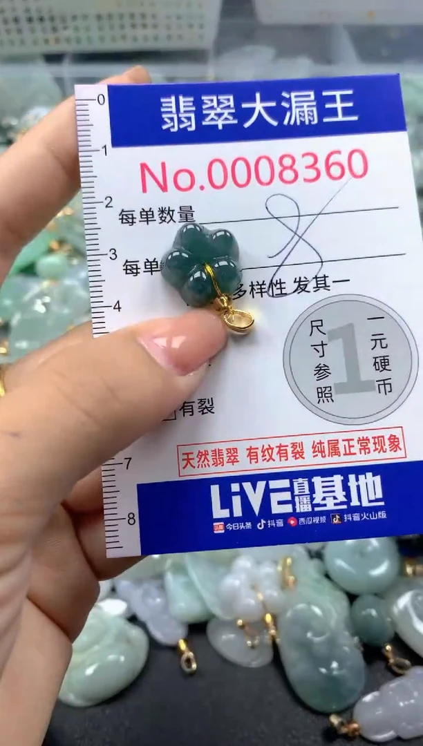 颈饰未镶嵌翡翠8360