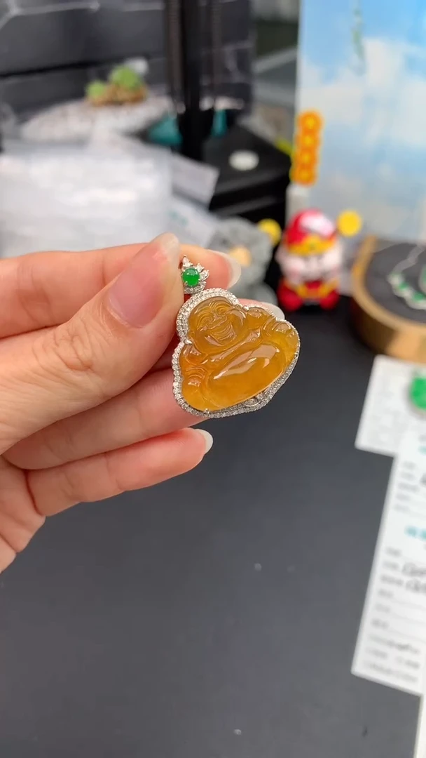 定制翡翠18K金镶嵌模式推广期48小时鉴赏期