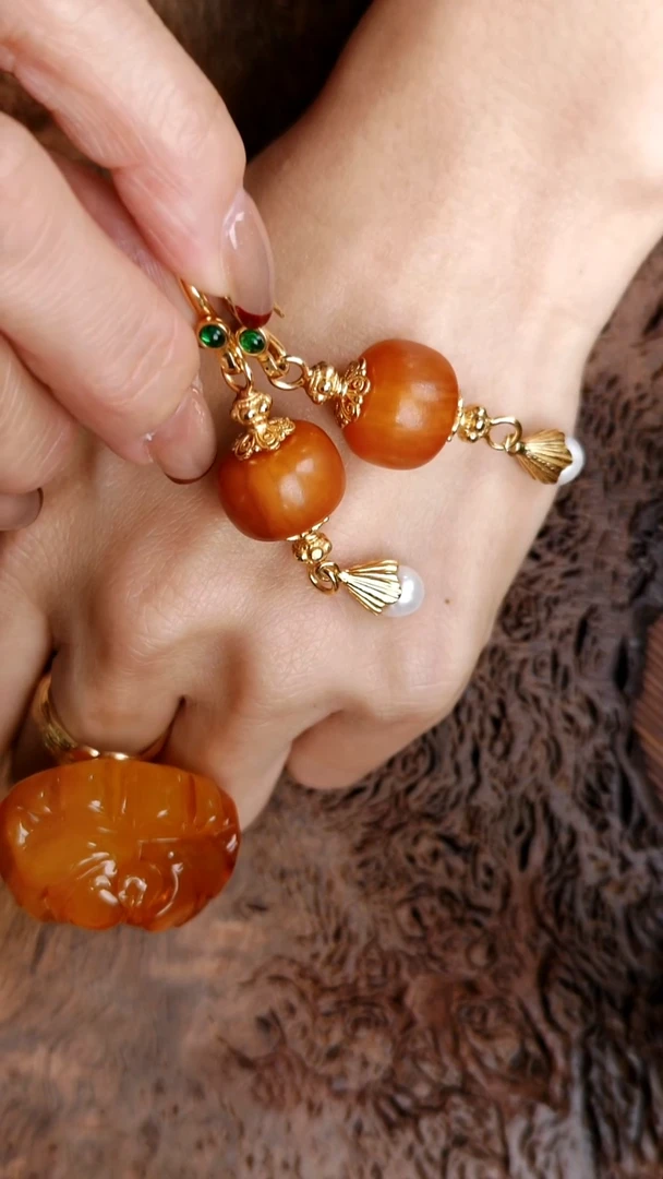 裸石琥珀未镶嵌多样性发货1，假一赔4