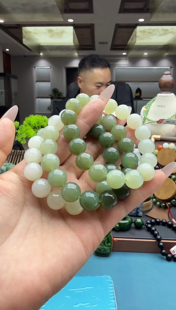 未镶嵌手串和田玉多样性发货拍一发一cqjb