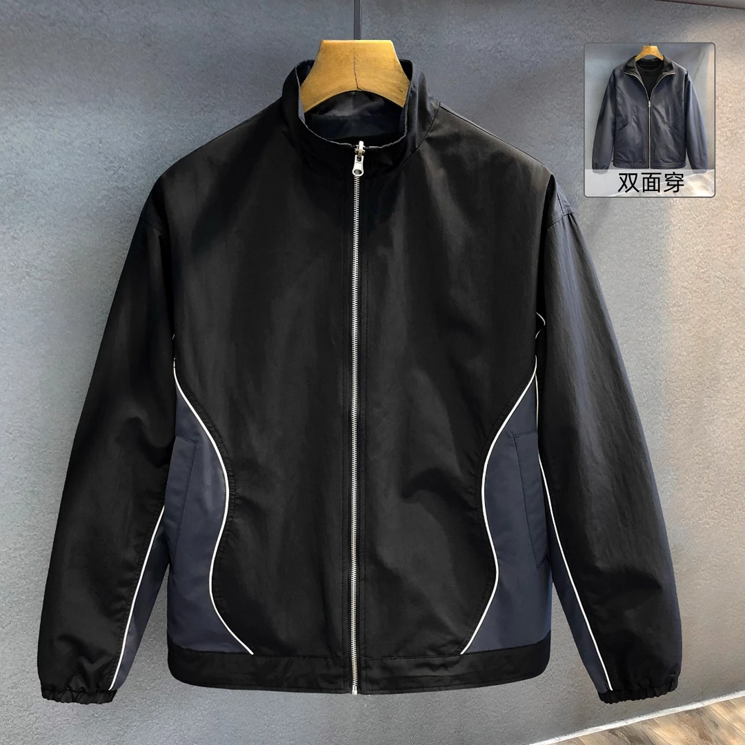 仓石一树户外双面穿机能潮牌立领外套男士秋季新款痞帅慵懒风男装