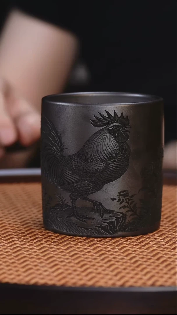 茶杯紫砂原矿紫砂主人杯
