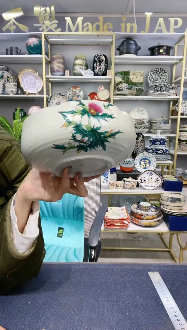 【闪购商品】碗九谷烧19厘米大钵一只装