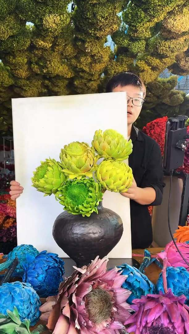 122  山前小麦 · 多色永生洋蓟5枝