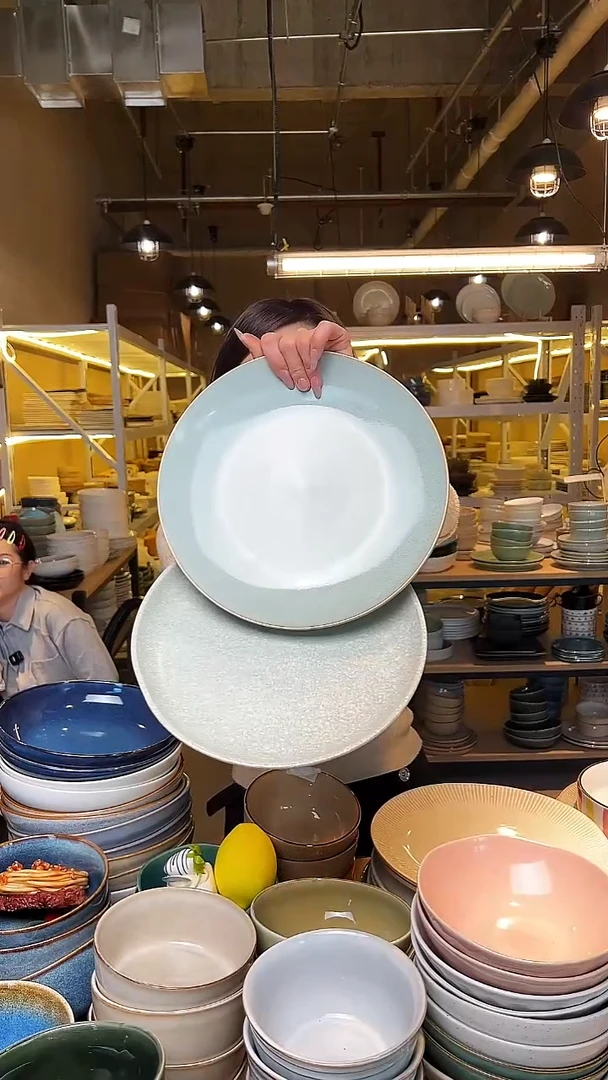 瓷142外贸尾货窑变釉下彩默认微瑕