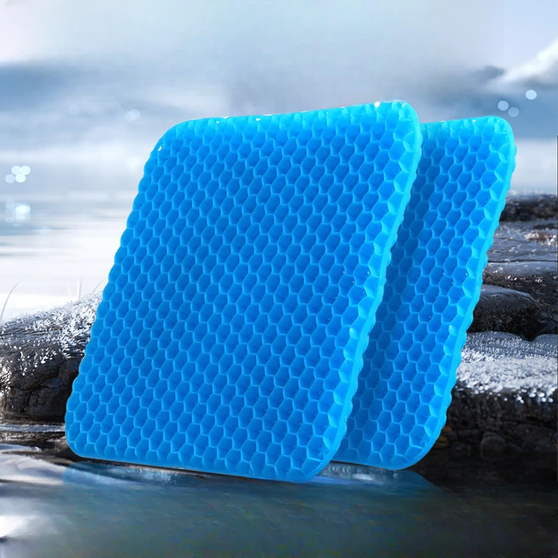 升级加厚微分子立体支撑GEL防滑凉爽透气颗粒防滑蜂窝凝胶坐垫