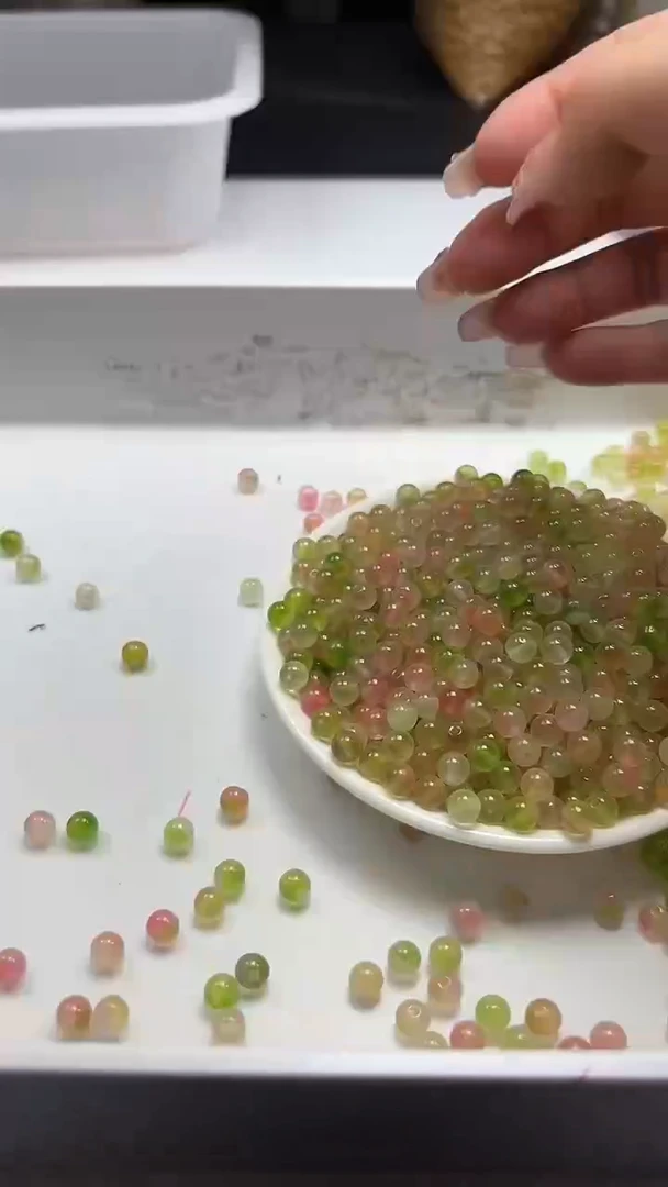 未镶嵌颈饰玛瑙/玉髓w26盐源水蜜桃6mm*50颗