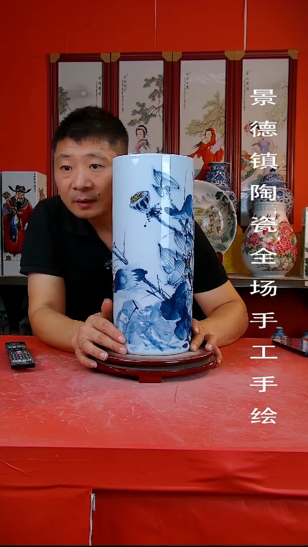 摆件景德镇陶瓷 全场手工手绘