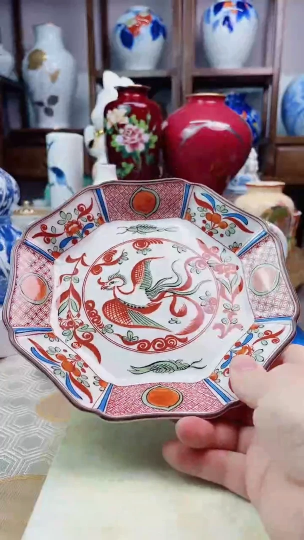 【闪购商品】盘日产赤绘大盘一一19CM