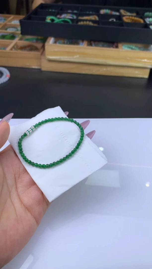 未镶嵌手链翡翠翡翠