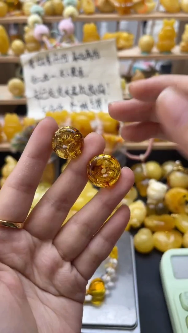 琥珀未镶嵌珠宝奇石059琥珀蜜蜡微瑕