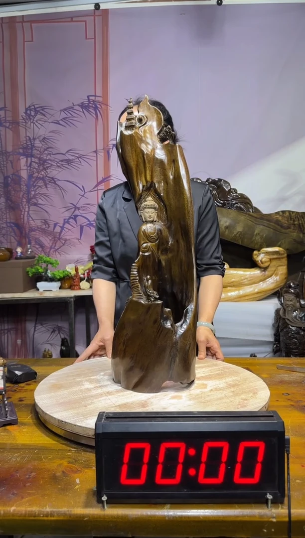 金丝楠金丝楠木雕刻摆件