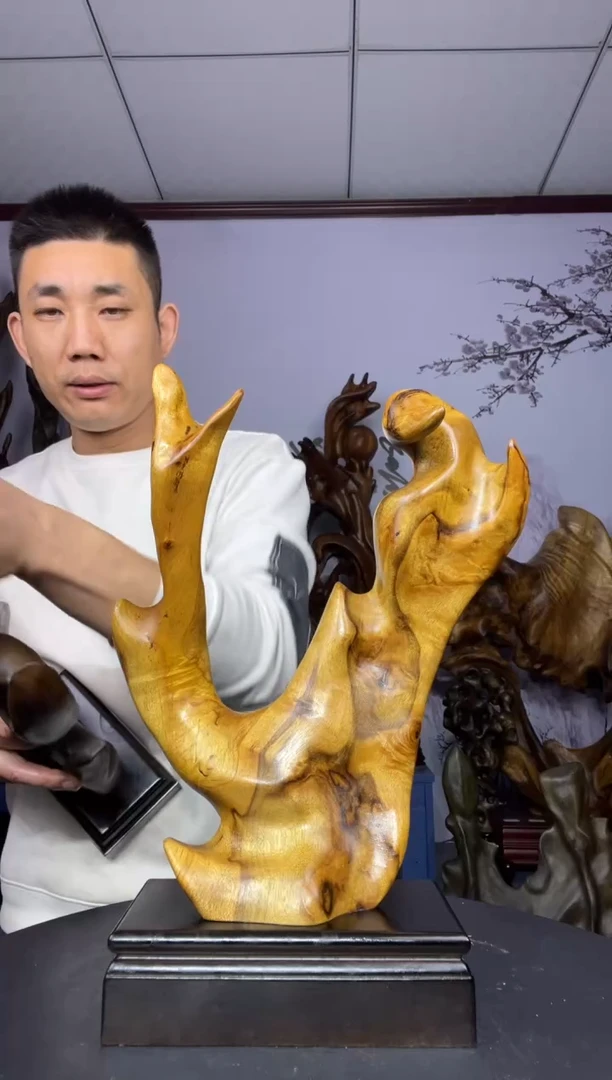 金丝楠木雕款【**】金丝楠木工艺品摆件