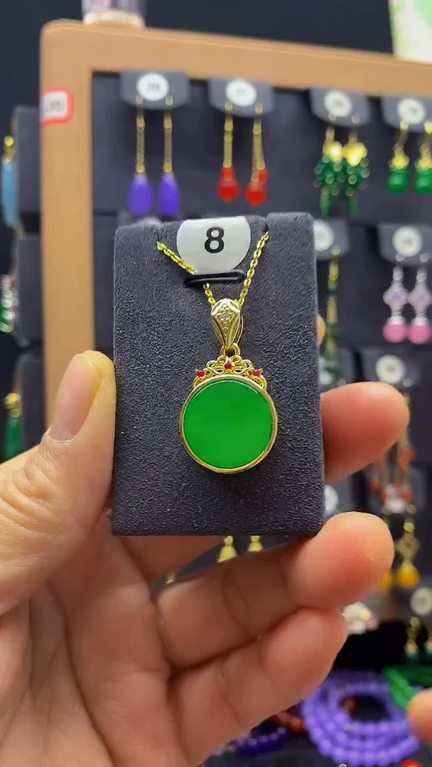 【闪购商品】玛瑙/玉髓耳坠未镶嵌吊坠