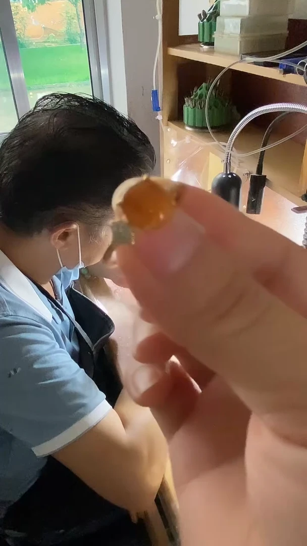 翡翠戒指银S925镶嵌旦*酱翡翠戒指