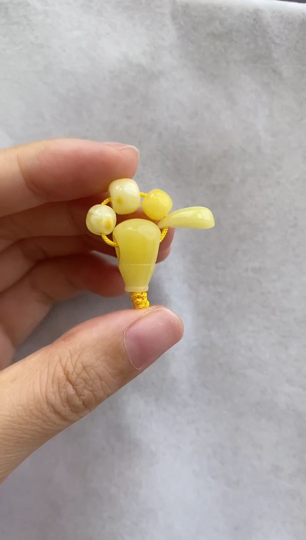 未镶嵌琥珀裸石10717100-三通套装