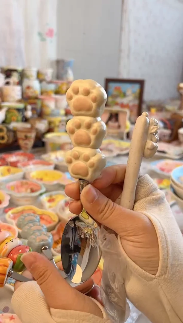 摆件陶用**天景德镇陶瓷手绘微瑕